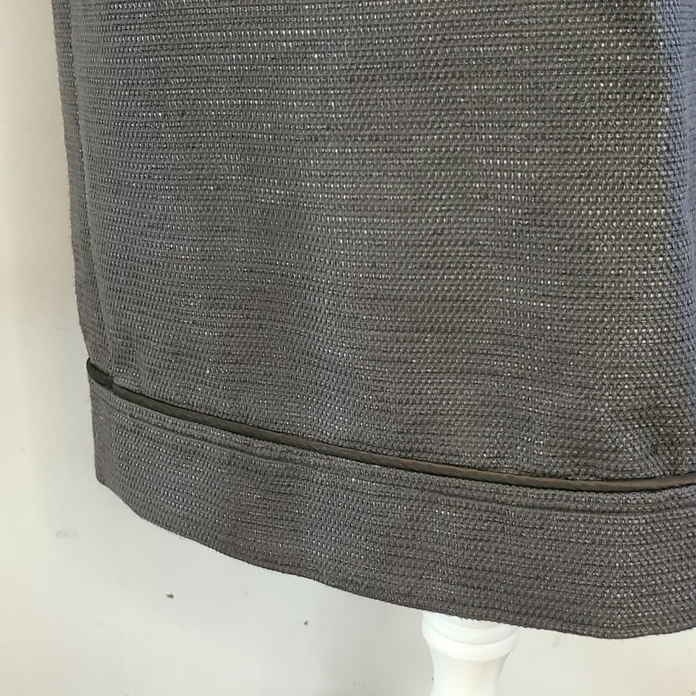 Max Mara Brown Textured Pencil Italian Skirt - Picture 3 of 9